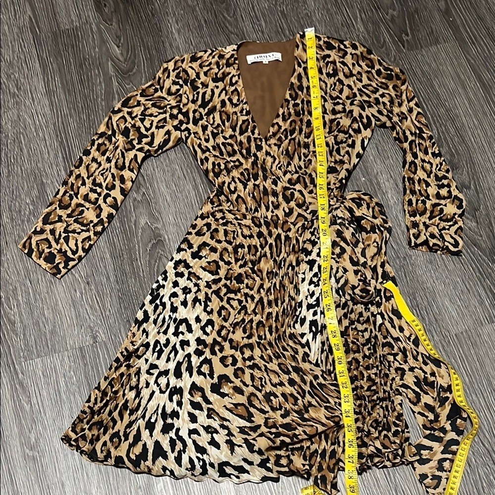 Chetta B Brown and Black Wrap Sundress - Picture 5 of 8